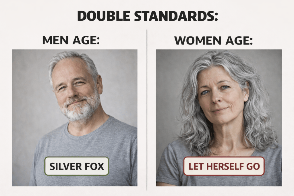 Male versus Female Ageing -The Double&nbsp;Standards.